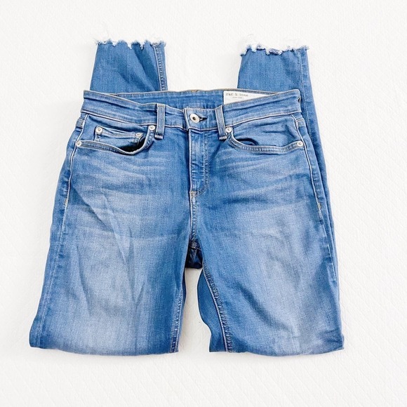 Rag & Bone Cate Mid-Rise Ankle Skinny Denim Jeans SZ6 - Picture 5 of 10